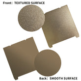 For Creality K1 Double Side Texture Build Plate PEI Coating Steel Sheet 235x235mm Double Sided Smooth /Textured PEI Spring Steel Sheet For K1 Ender-3 S1 Pro